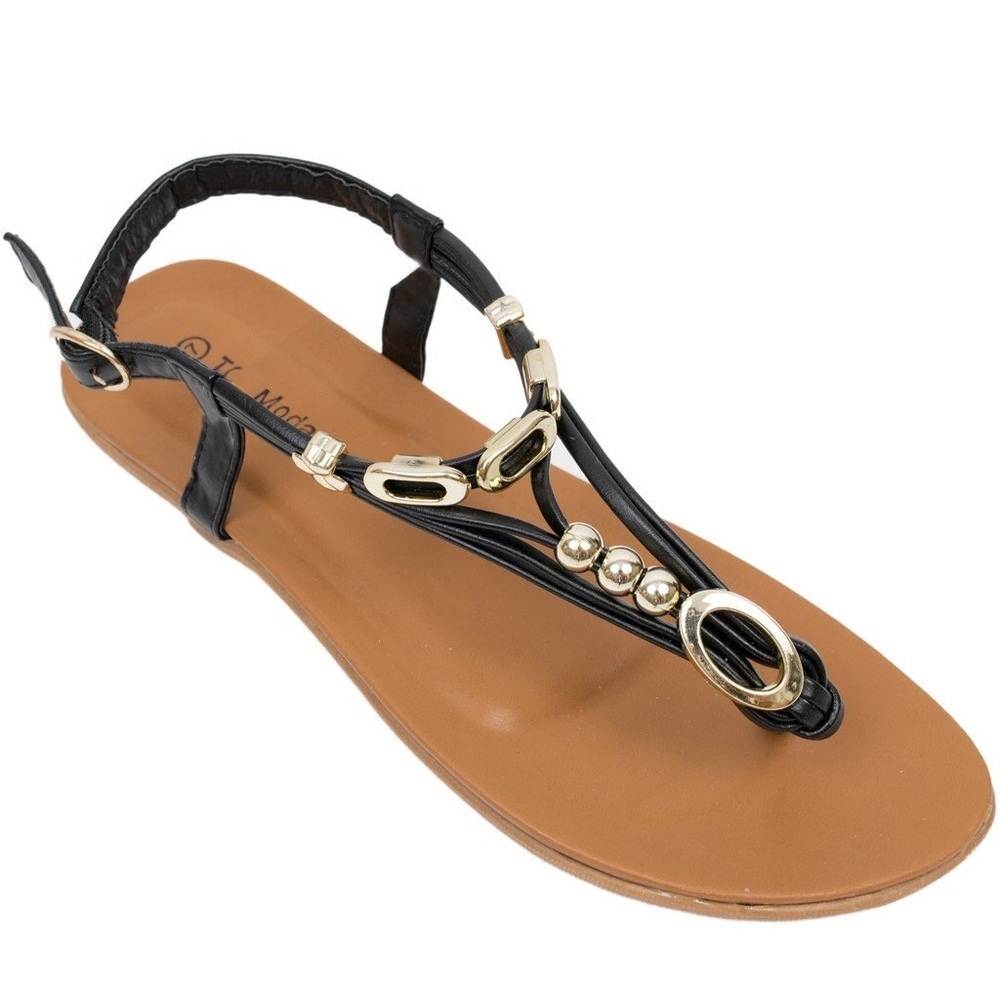 Tone Medallion Sandals